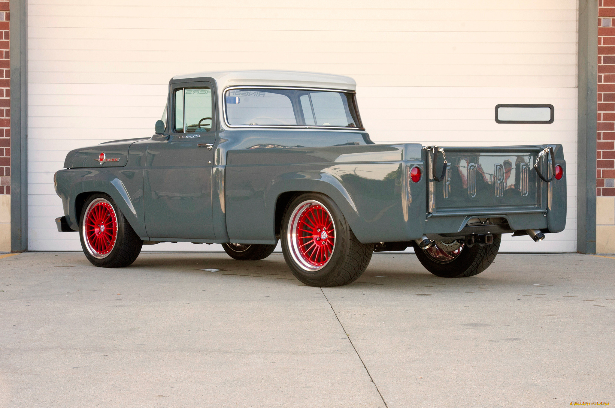 , custom pick-up, ford